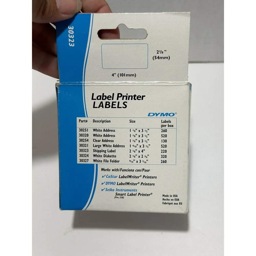 DYMO 30323 Authentic Shipping 220 Labels for‎ LabelWriter Label Printers 1 Roll